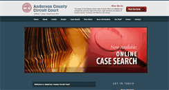 Desktop Screenshot of andersoncountycircuitcourt.com